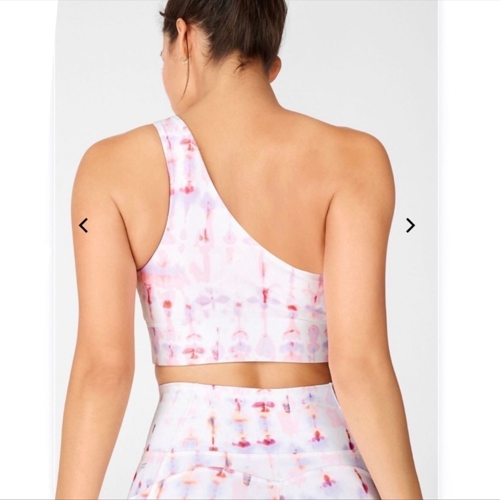 Fabletics Harlow One Shoulder Reversible Sports Bra - Picture 2 of 9